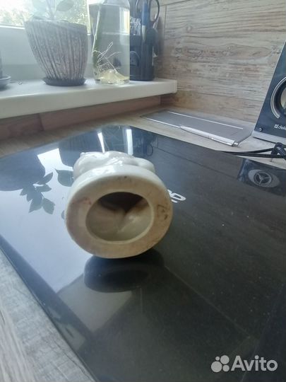 Фарфоровая статуэтка цыпленок старая гжель