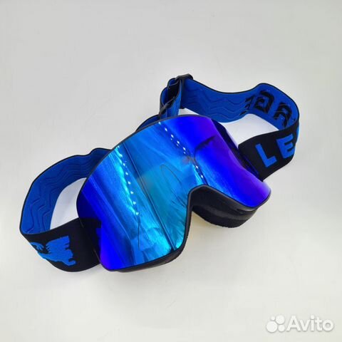 Очки детские горнолыжные, сноуборд, синие
