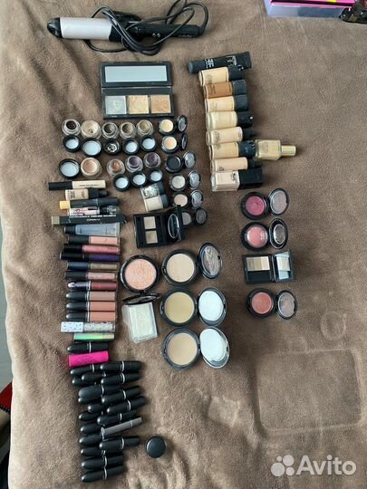 Косметика mac, помада, пудра, тени, подводка