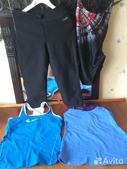 Спортивные топы легинсы купальник для бассейна