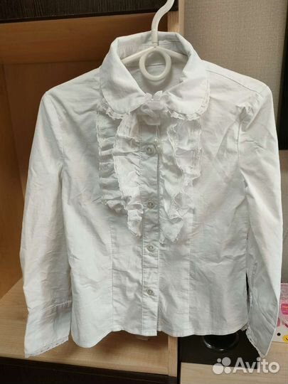 Блузки школьные 122 -128р