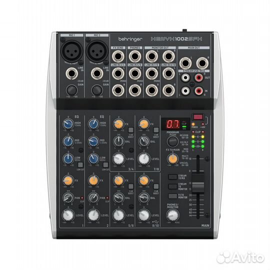 Аналоговый микшер behringer xenyx 1002SFX