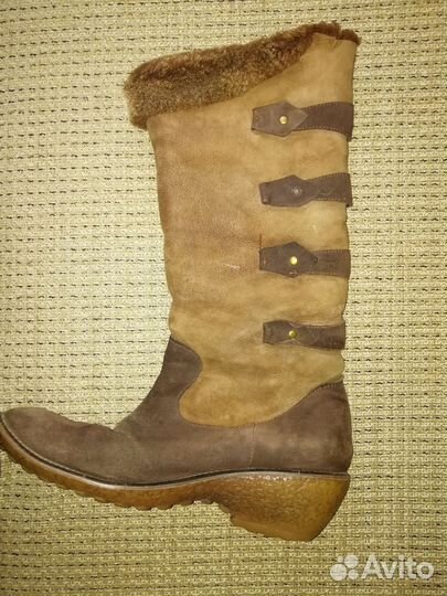 Зимние женские сапоги 38 натуральная кожа