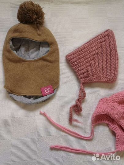 Шапка шлем на девочку