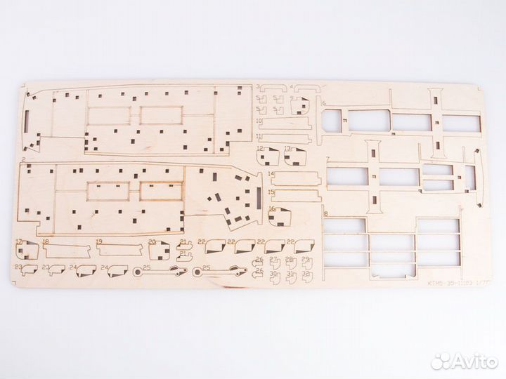 11103 Сборная модель ктм-5 трамвай Baumi 1:35
