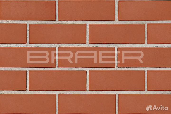 Кирпич облицовочный Braer