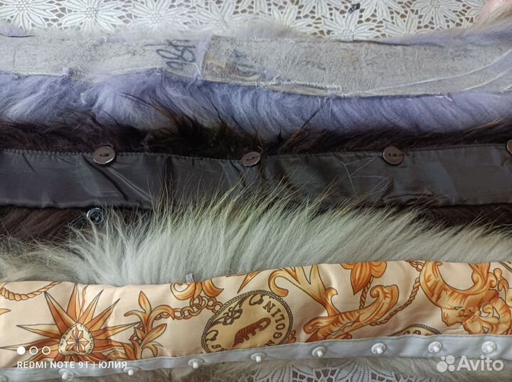 Меховой натуральный опушка воротник