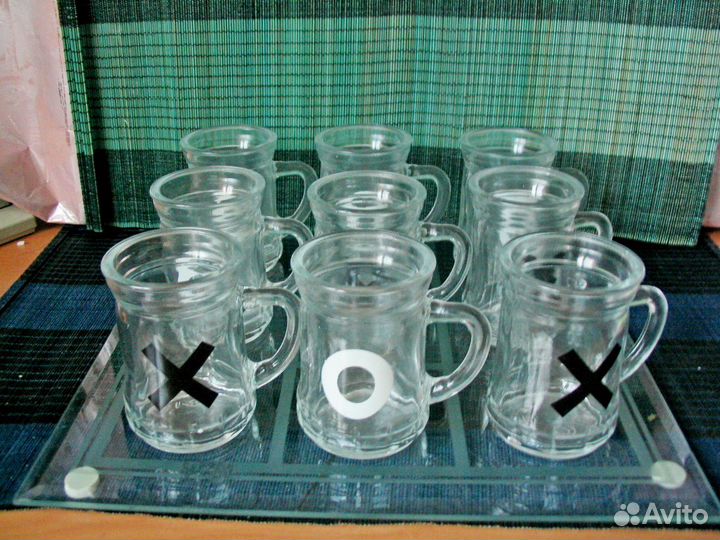 Застольная игра Пяные Крестики нолики TIC TAC TOE