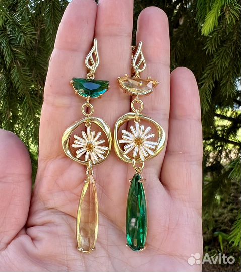 Длинные серьги