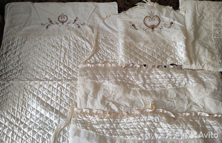 Балдахин,бортики, пододеяльник и наматрасник