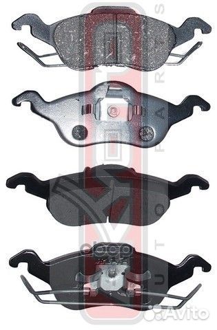 Колодки тормозные дисковые передние AKD1244 akyoto