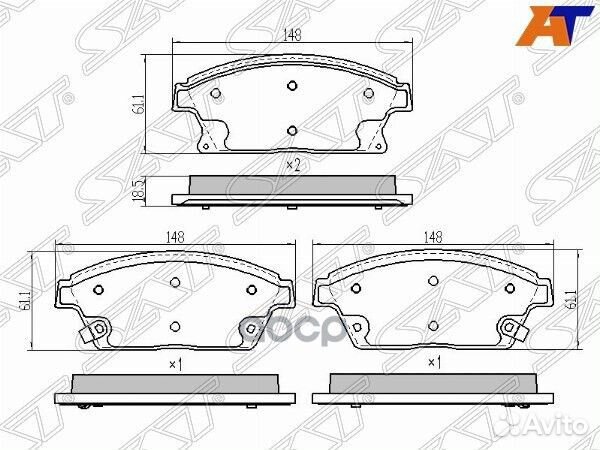 Колодки тормозные перед chevrolet cruze /aveo 0