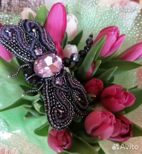 Брошь Стрекоза