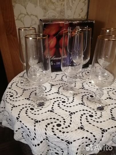 Набор бокалов. Чехия Богемия