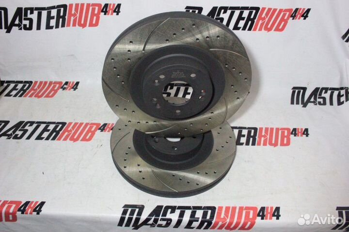 Тормозной диск перфорированный Hyundai Genesis