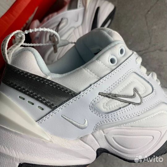 Кроссовки nike M2K tekno женские мужские белые