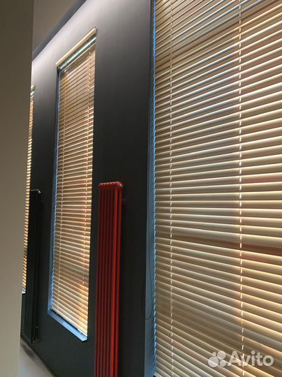 Деревянные жалюзи с установкой