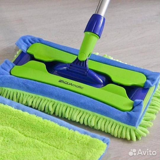 Универсальная швабра с двумя насадками Гринвей