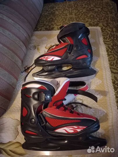 Коньки хоккейные р. 34