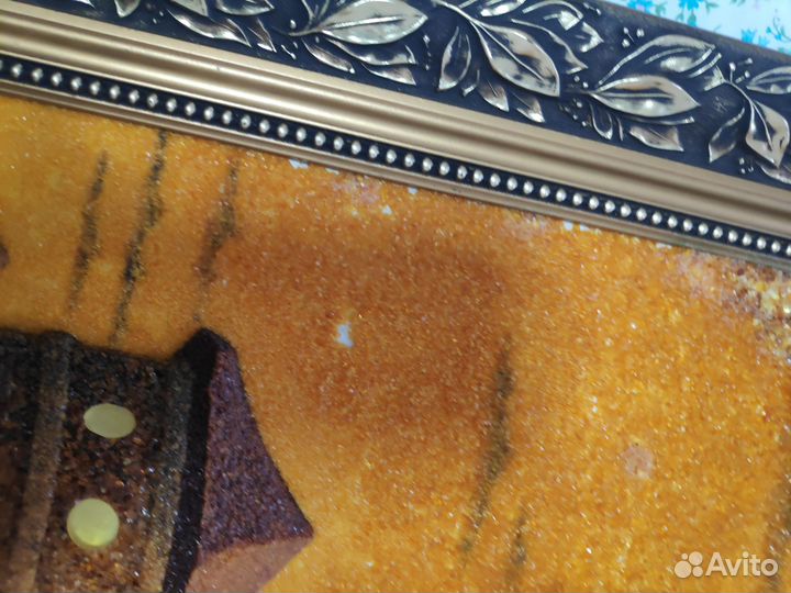 Объёмная картина из янтаря (возможен обмен)