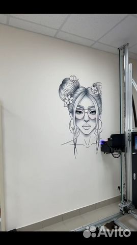 Оформление помещений, вертикальная печать