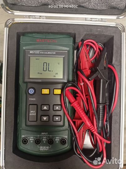 Калибратор температуры Fluke 712 MS; 7222 RTD
