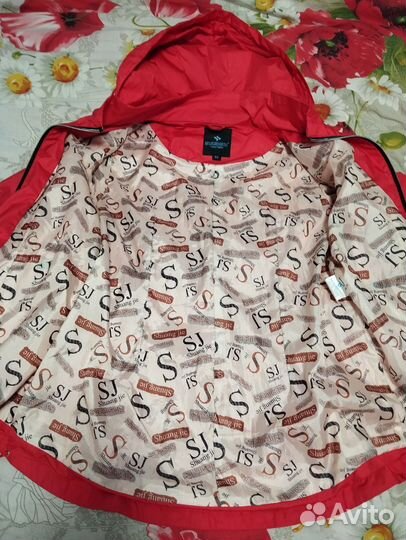 Куртка- ветровка женская весна, осень, размер 52