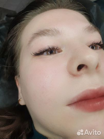 Наращивание ресниц модель