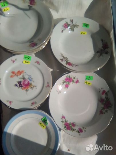 Тарелки -СССР -разные