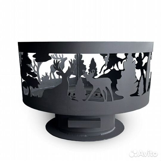 Костровой очаг лес 60см с зольником