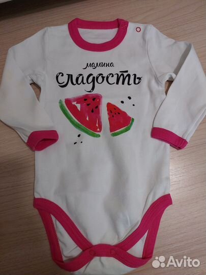 Боди на девочку рост 68