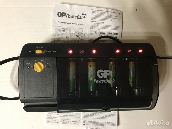 Зарядное устройство для литиевых аккумуляторов GP