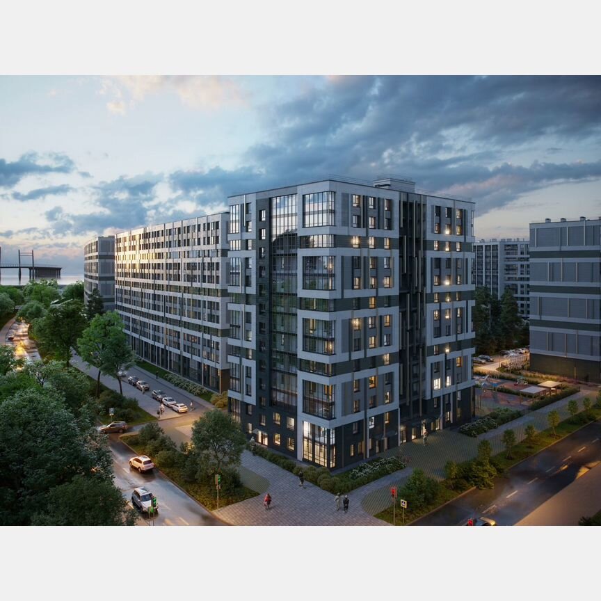 Квартира-студия, 27,4 м², 8/13 эт.
