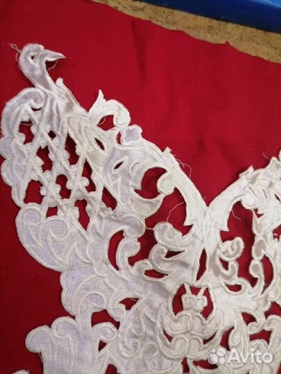 Крупная свадебная аппликация