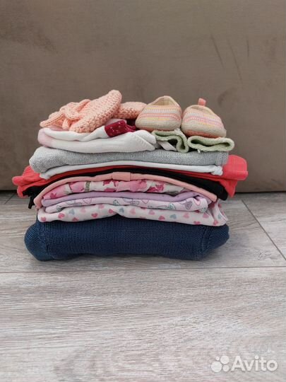 Пакет фирменных вещей 3-6мес (62-68-72)