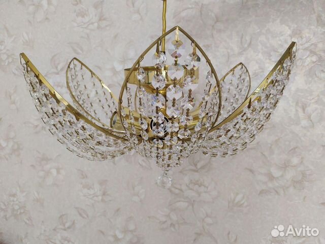 Люстра чешская. Хрусталь. Preciosa