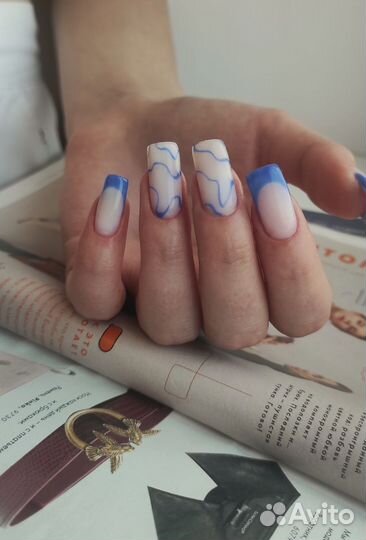 Модель на маникюр с покрытием гель лак