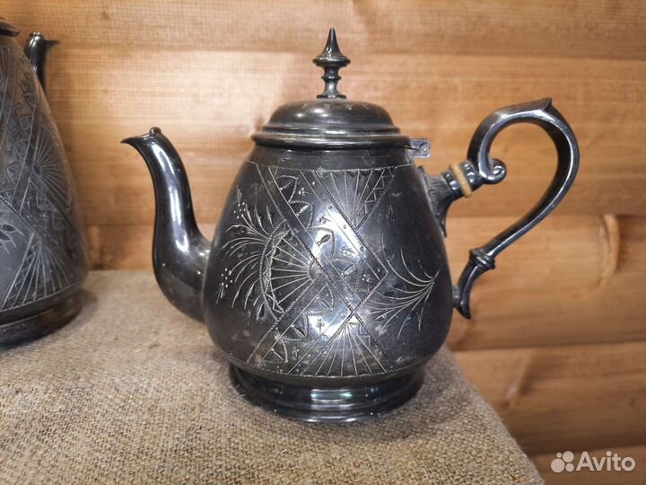 Чайно Кофейный сервиз Европа Серебрение