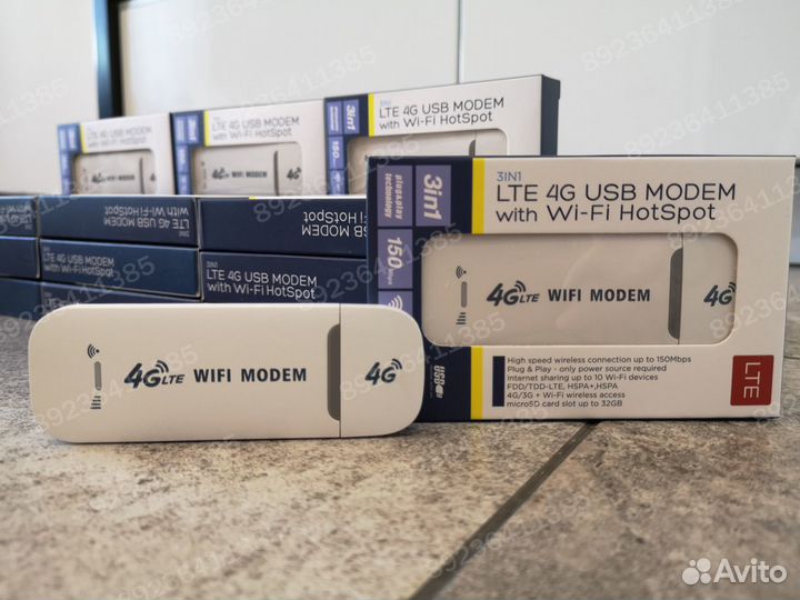 Опт 4G Модем с wi-fi MF781