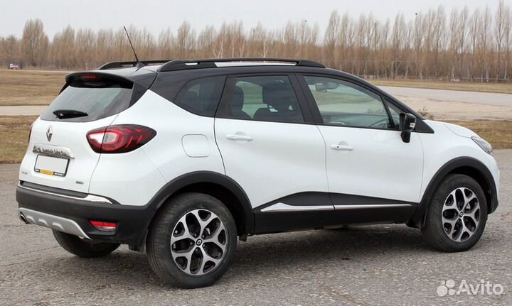 Рейлинги Renault Kaptur (2016- ) чёрный