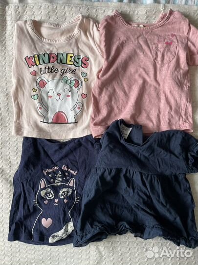 Вещи пакетом для девочки 74-80
