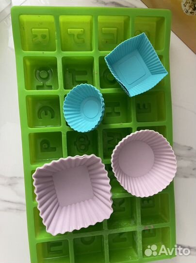 Силиконовые формы для мыла набором