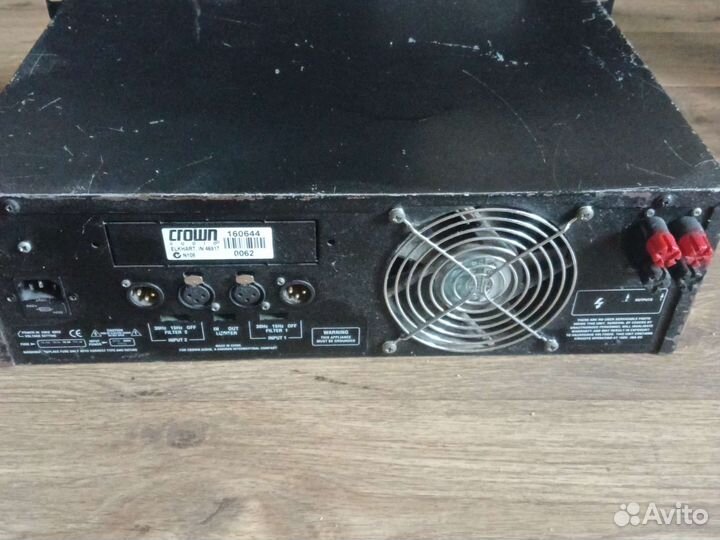 Усилитель crown xls 402 цена до конца недели