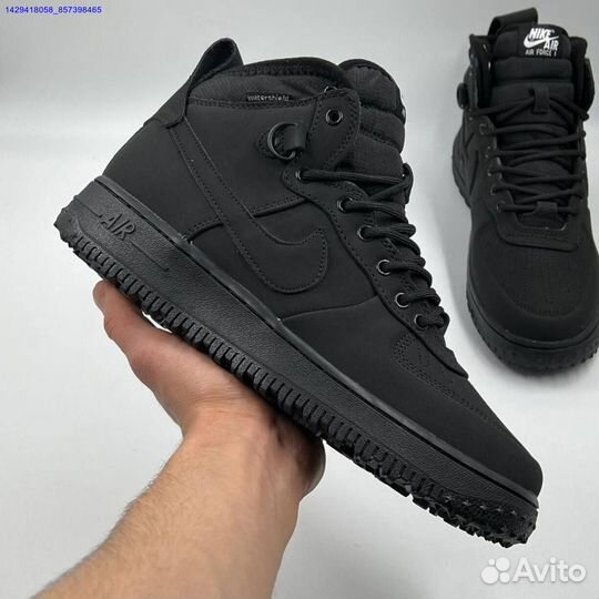 Ботинки Nike Air Force 1 Duckboot (с мехом) (Арт.63490)