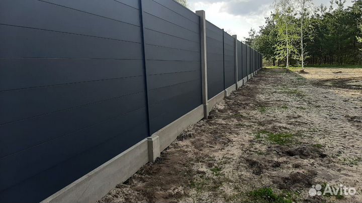 Забор - жалюзи планкен / Жалюзийный забор