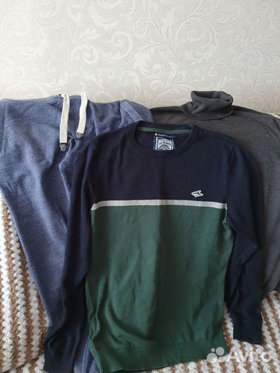 Вещи пакетом (мужские 46-48р) 11шт. есть брендовые