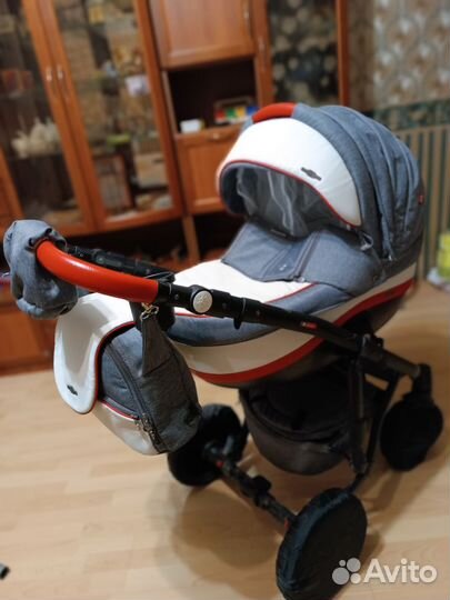 Коляска bebe mobile movo + автолюлька