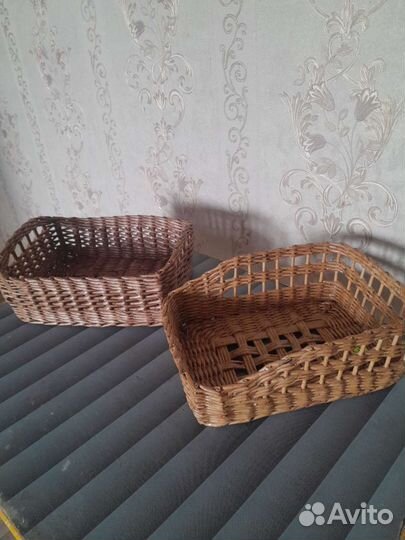 Корзинки плетеные