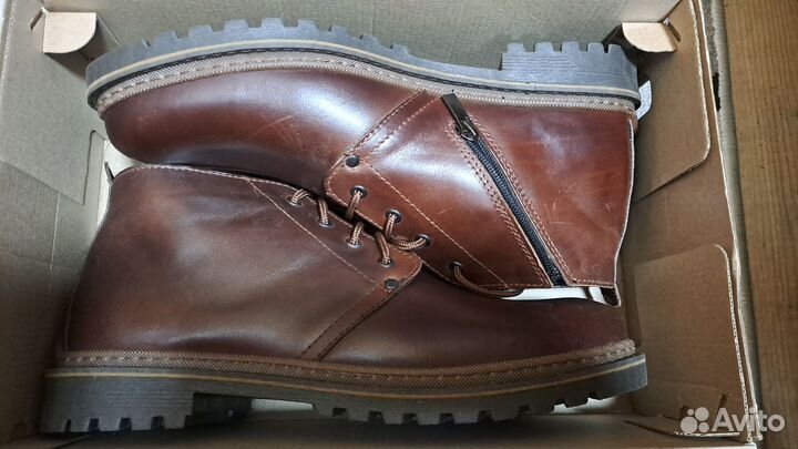 Ботинки мужские,натуральная кожа