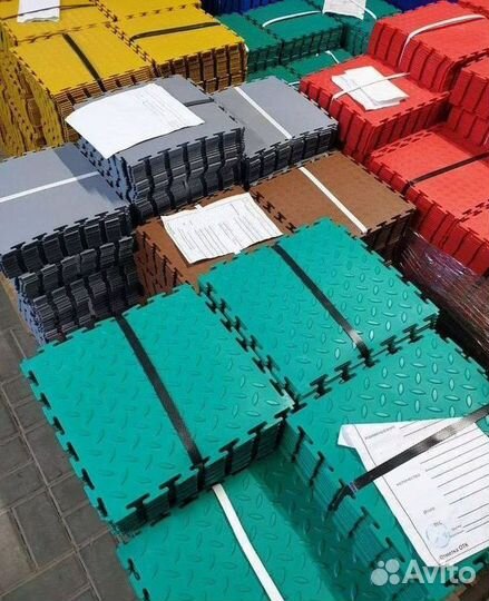 Пвх плитка в спорт зал / фитнес центр